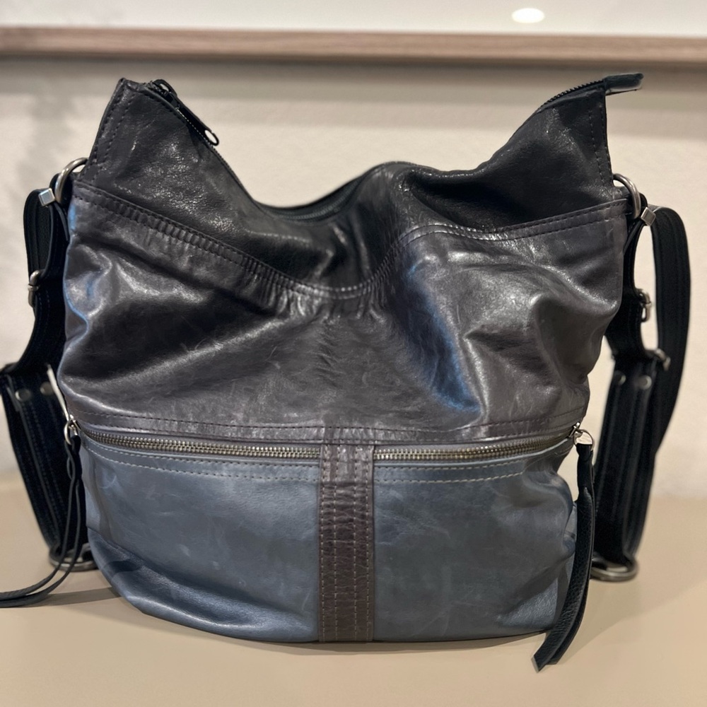 Stylish Black and Gray Women's Bag